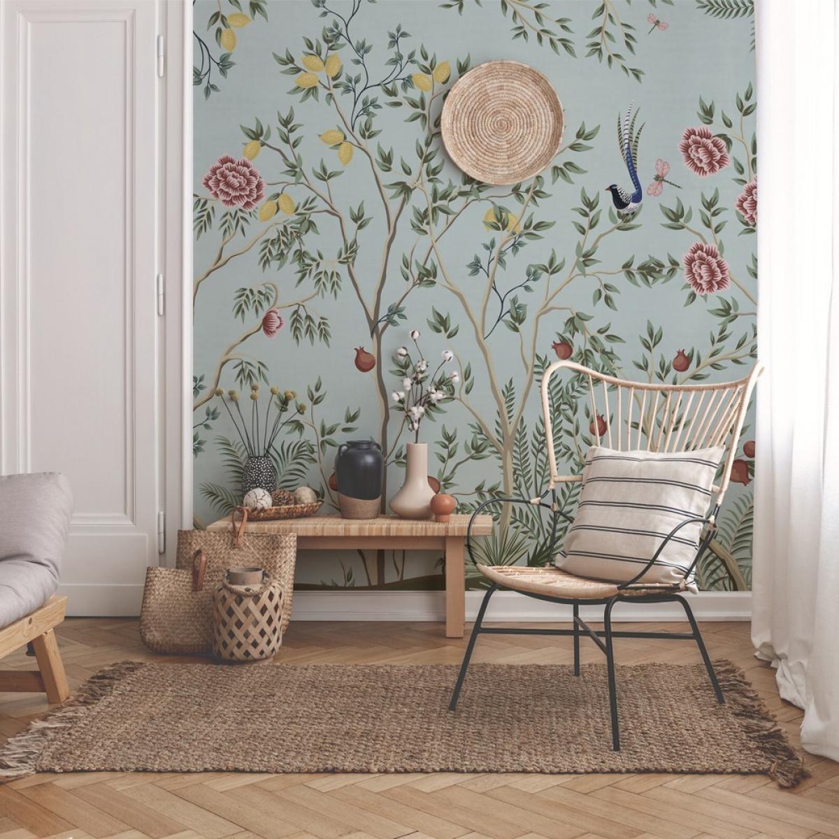 Mural autoadhesivo canvas CHINOISERIE