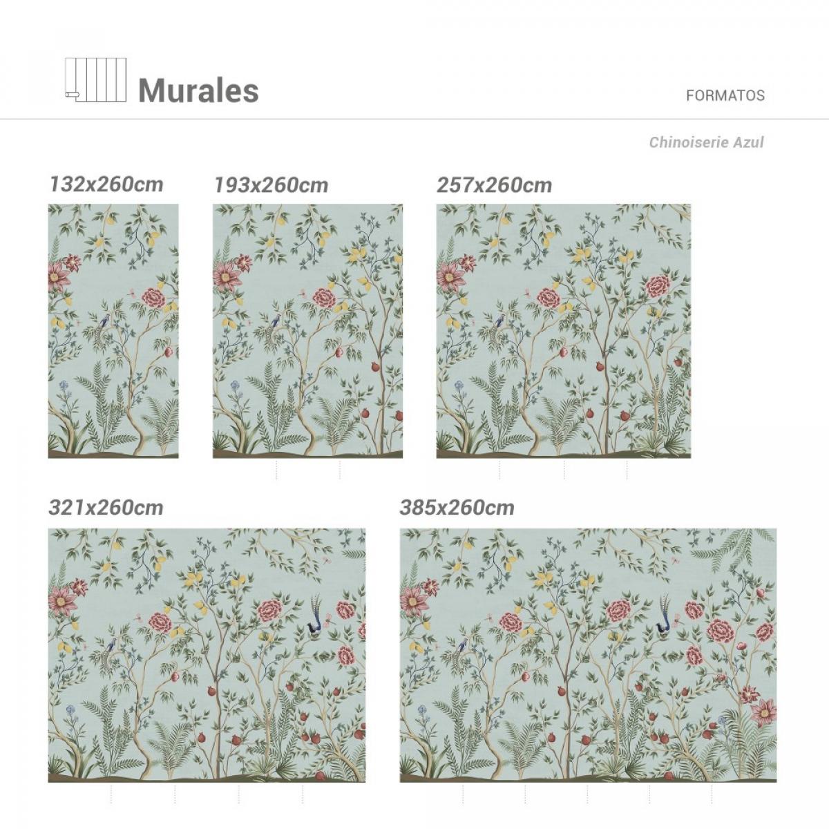 Mural autoadhesivo canvas CHINOISERIE