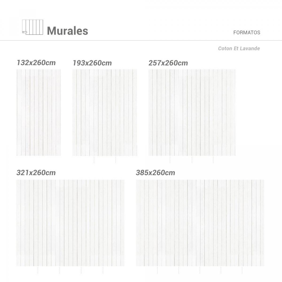 Mural autoadhesivo canvas COTON ET