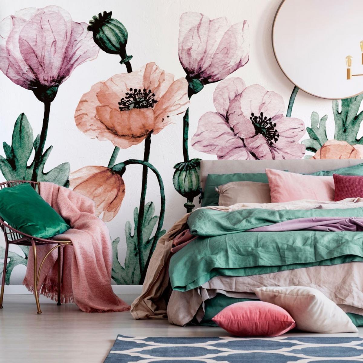 Mural autoadhesivo canvas GARDENIA