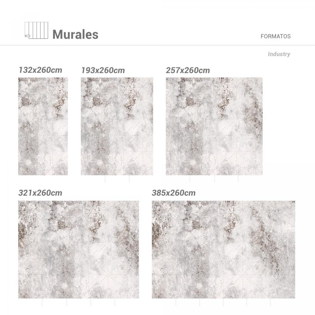 Mural autoadhesivo canvas INDUSTRY