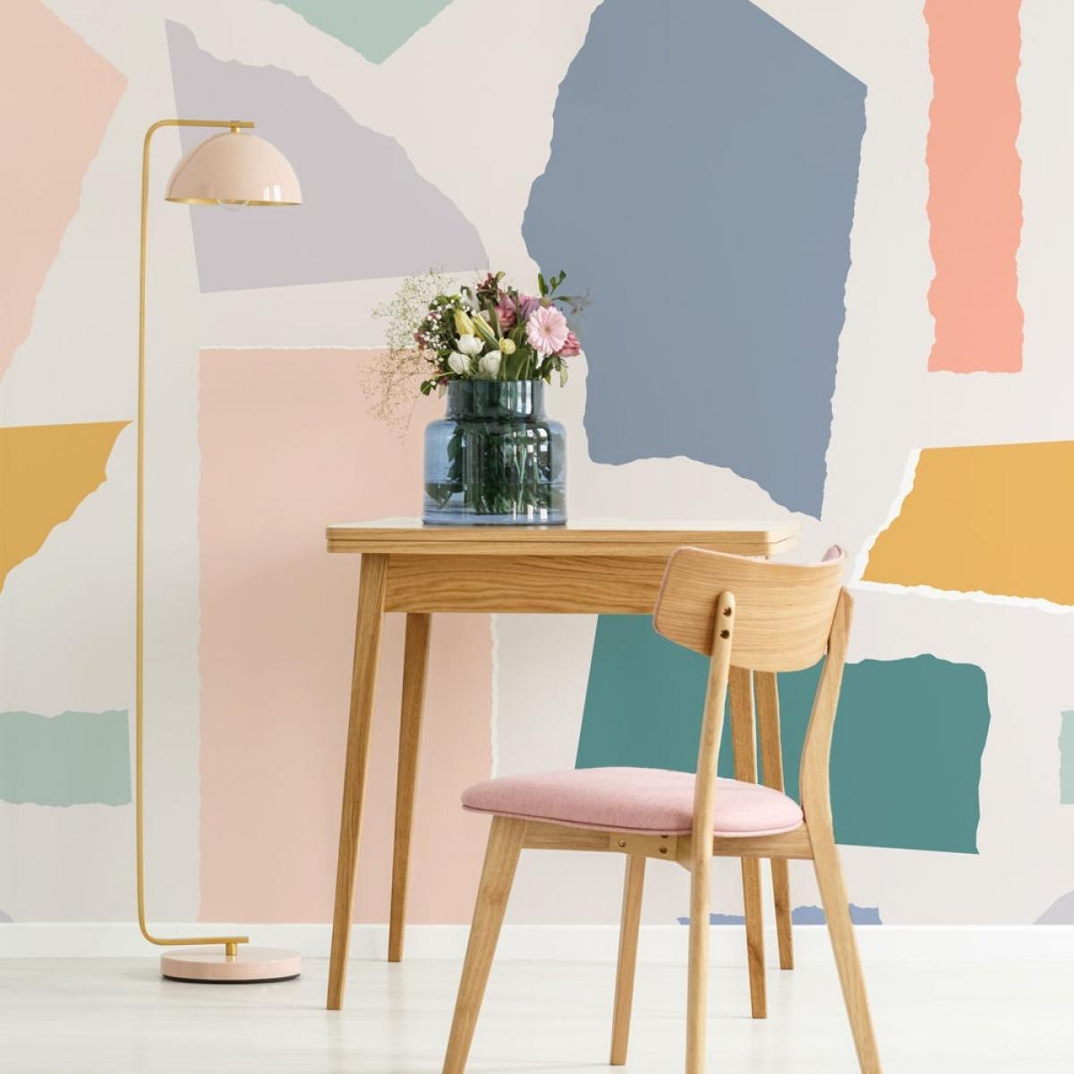 Mural autoadhesivo canvas PAPER