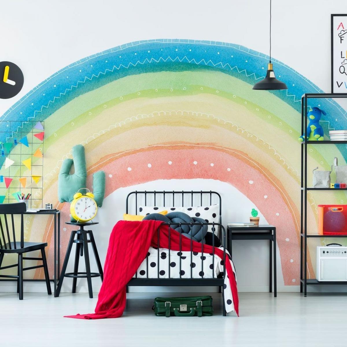 Mural autoadhesivo canvas RAINBOW