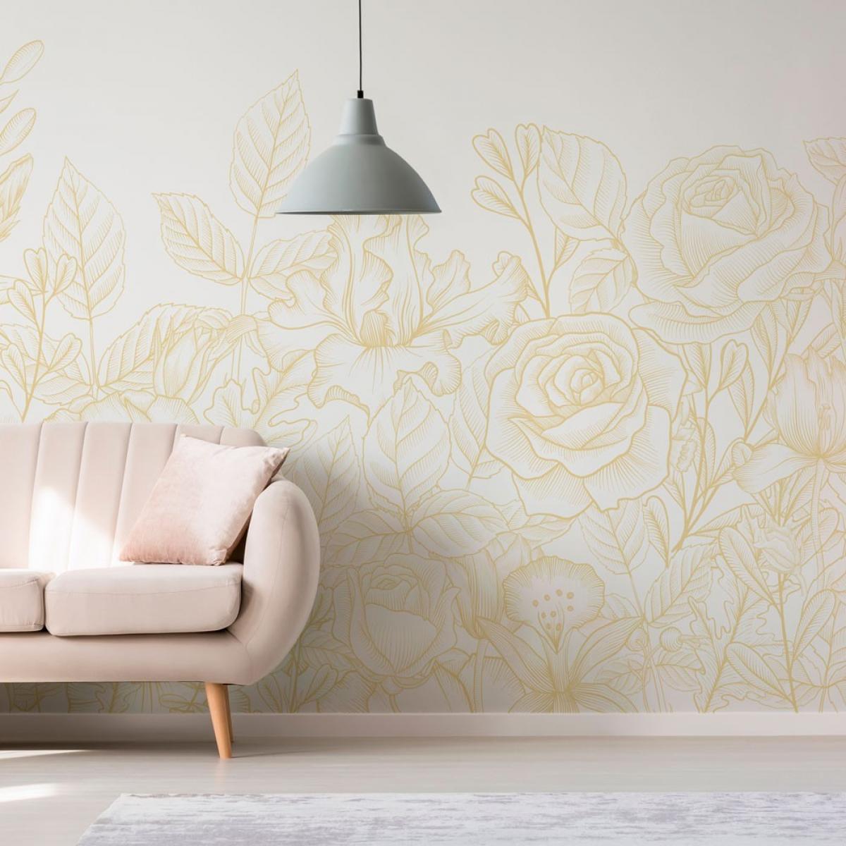 Mural autoadhesivo canvas SECRET GARDEN