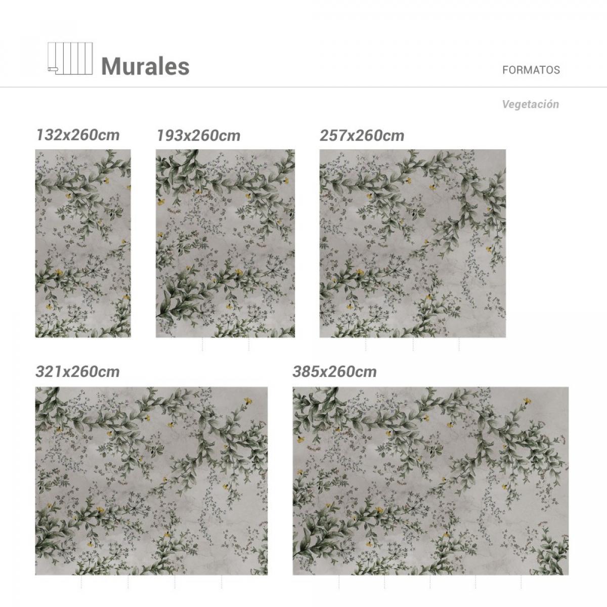 Mural autoadhesivo canvas VEGETACION