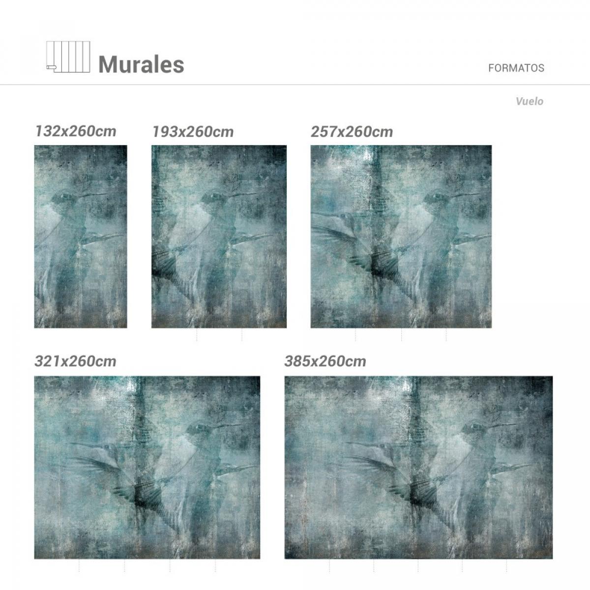 Mural autoadhesivo canvas VUELO