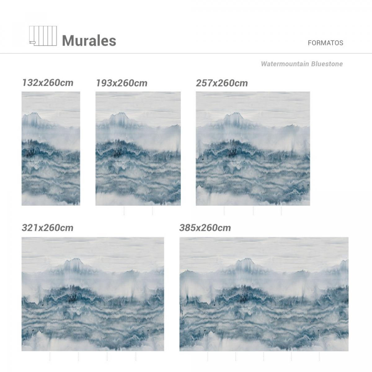 Mural autoadhesivo canvas WATERMOUNTAIN