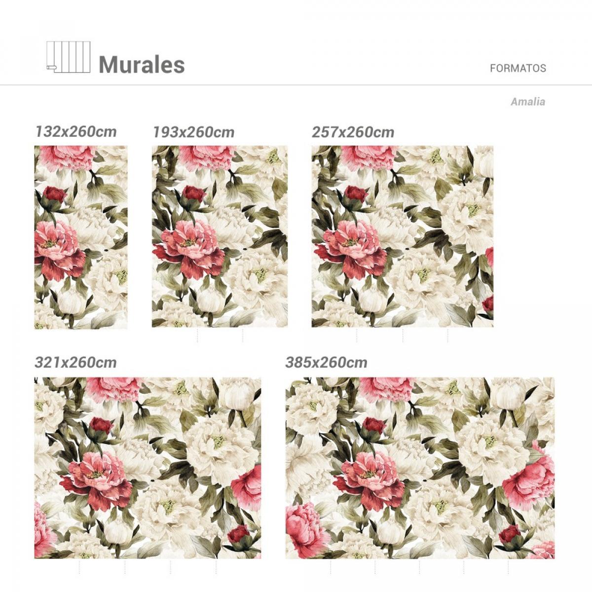 Mural autoadhesivo canvas AMALIA