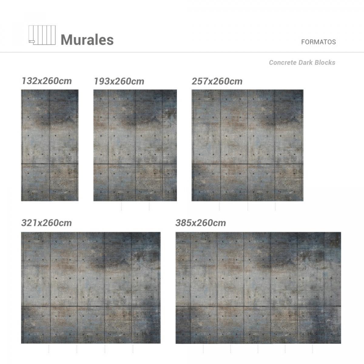 Mural autoadhesivo canvas CONCRETE