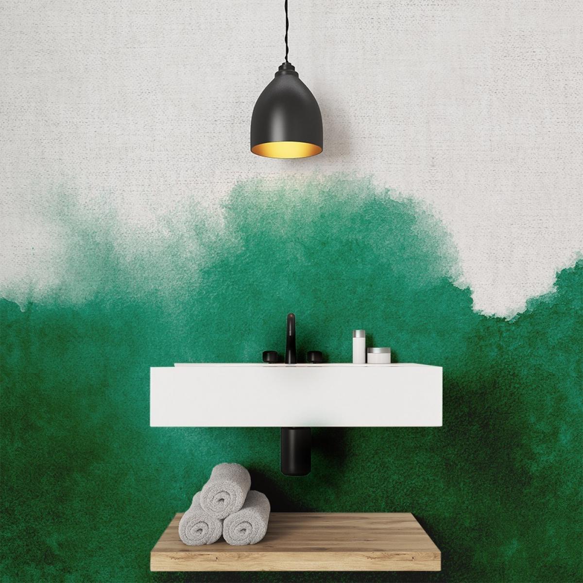 Mural autoadhesivo canvas EMERALD