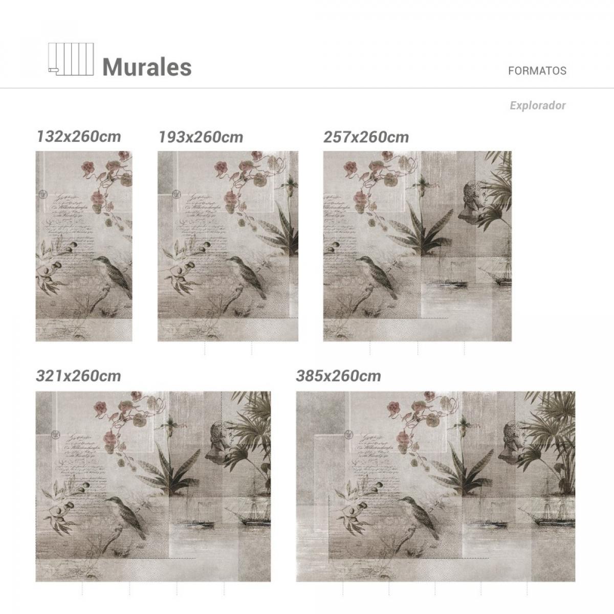 Mural autoadhesivo canvas EXPLORADOR