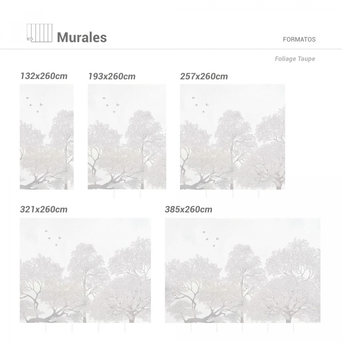 Mural autoadhesivo canvas FOLIAGE