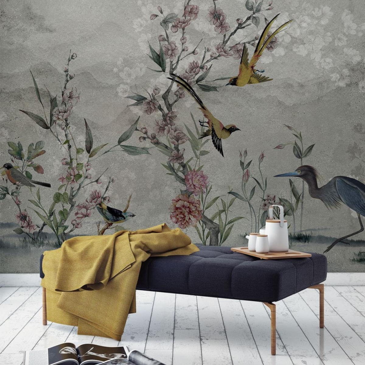 Mural autoadhesivo canvas FORET