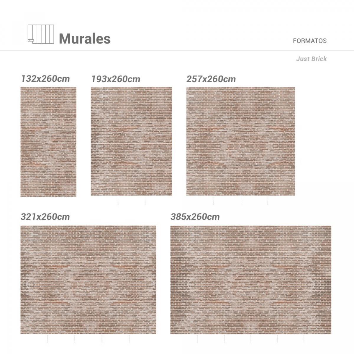 Mural autoadhesivo canvas JUST