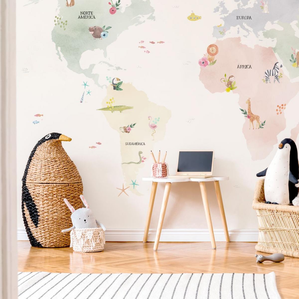 Mural autoadhesivo canvas LITTLE