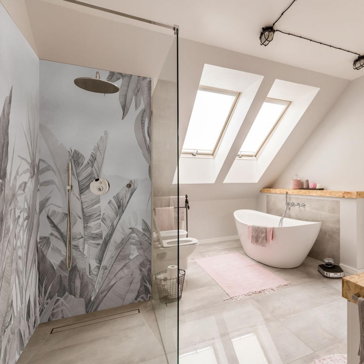 Mural autoadhesivo canvas PALMIERS