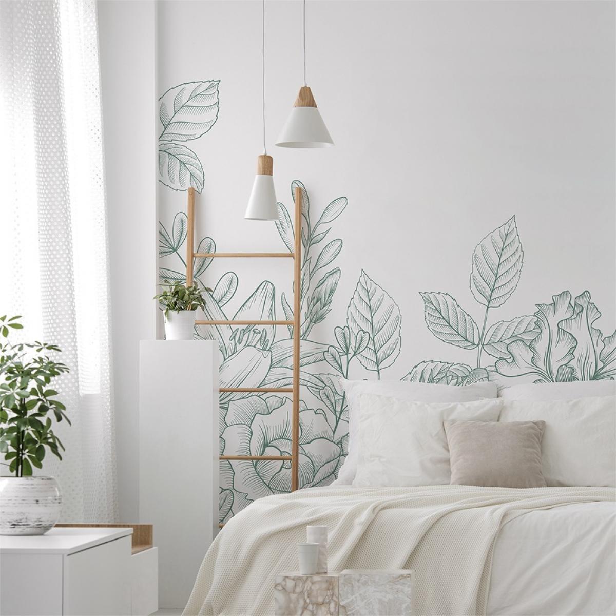 Mural autoadhesivo canvas SECRET GARDEN