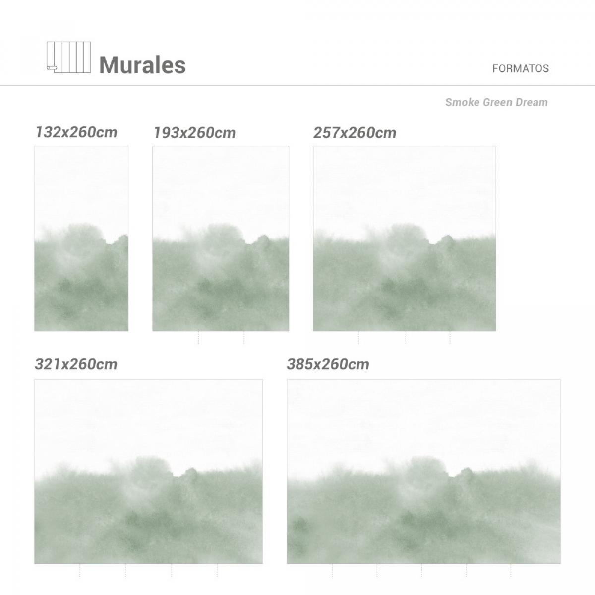 Mural autoadhesivo canvas SMOKE DREAM