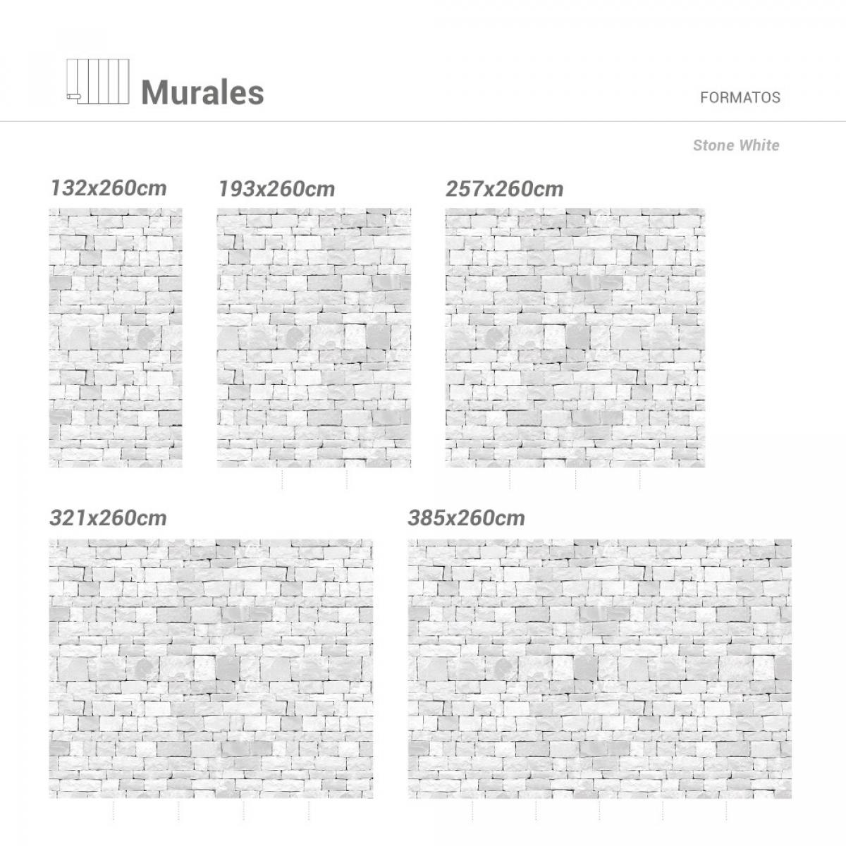 Mural autoadhesivo canvas STONE