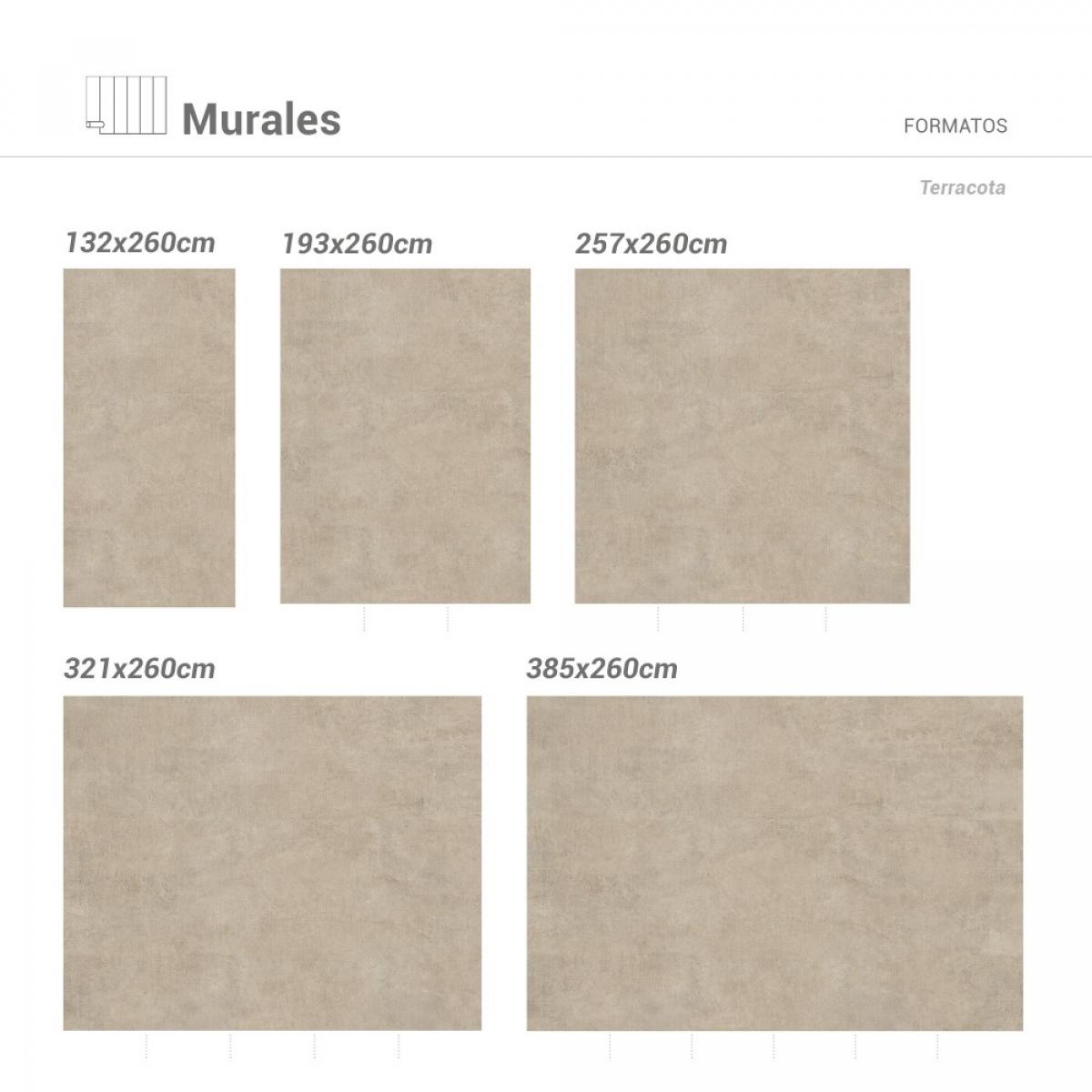 Mural autoadhesivo canvas TERRACOTA