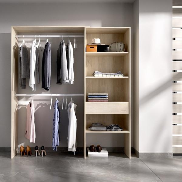 Vestidor con 1 cajón 160 cm CLOT 102