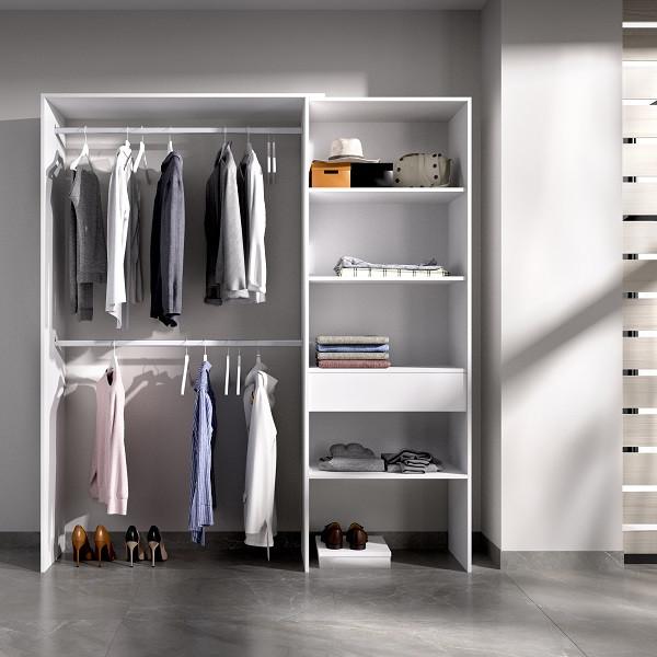 Vestidor con 1 cajón 160 cm CLOT 102