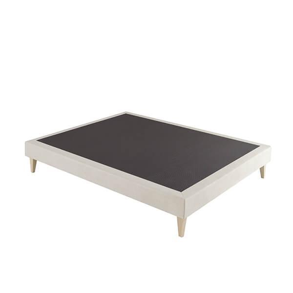 Base tapizada para cama con patas ELAM