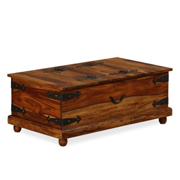 Baúl de almacenamiento de madera de 36 pulgadas – Cofre de esperanza Amish  hecho a mano – Baúl de almacenamiento con bisagras antideslizantes – Baúl