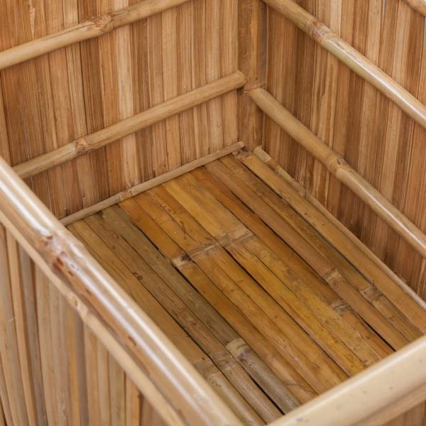 Caja de almacenamiento de bambú 3 unidades 