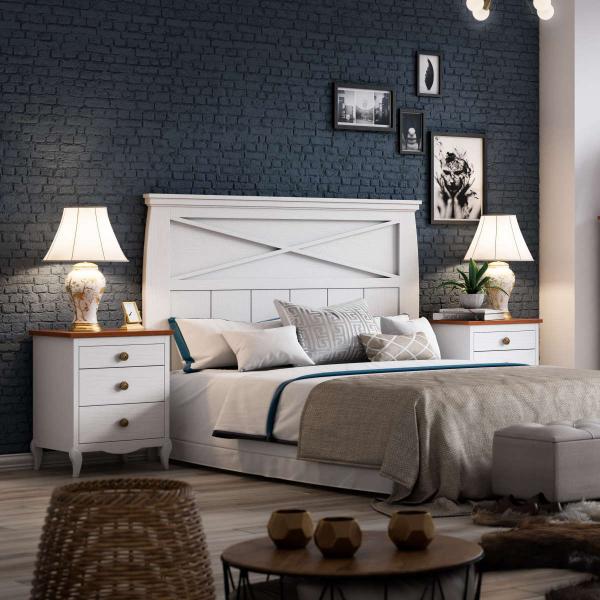 Cabecero + mesitas de noche CLAUDIX