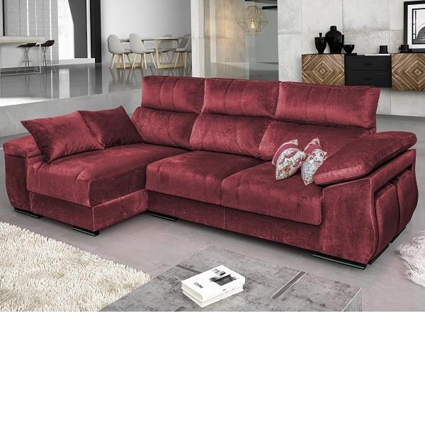 Sofá cheslong 3 plazas LEYVA l tifon.es Derecha vista de frente, Futur