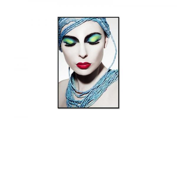 Cuadro mujer ojos cerrados 120x80 (vertical)