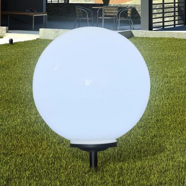 Lámpara solar de jardín en forma de bola con LED, 50 cm