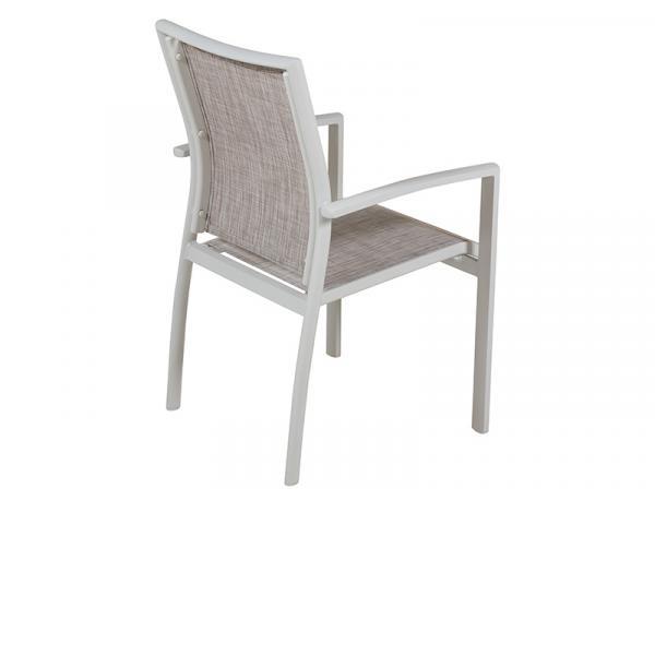 Silla aluminio jardín