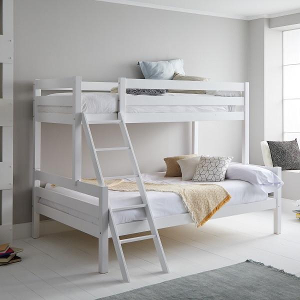 Litera de madera blanca WHITE