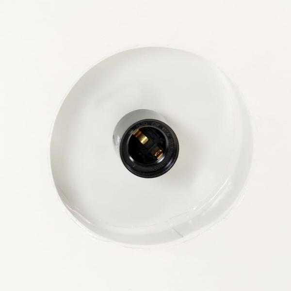 Lámpara colgante industrial 58 cm blanca E27