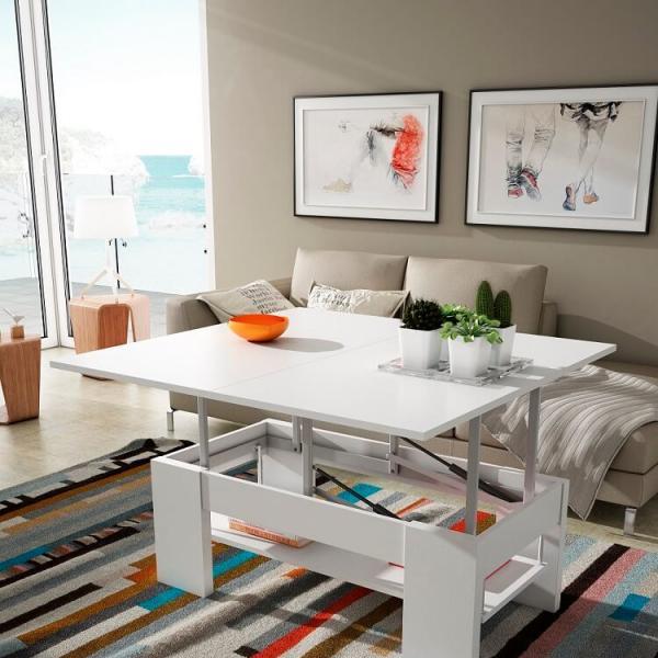 Mesa de centro elevable convertible DACCA