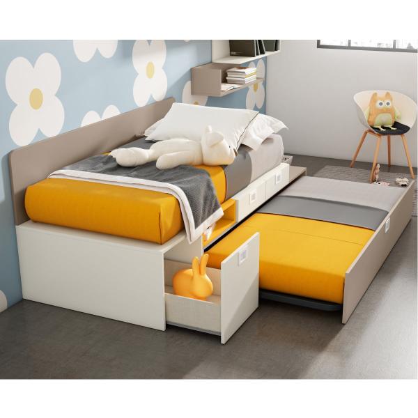Habitación infantil juvenil con cama modular F-156 de Glicerio Chaves