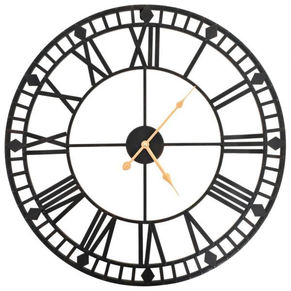 Reloj de pared vintage movimiento cuarzo metal 60 cm XXL