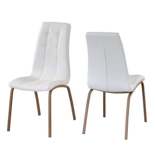 Pack de 4 sillas de comedor polipiel, Sillas de diseño
