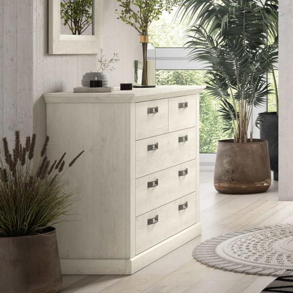 Cómoda con 5 cajones KASHMIR