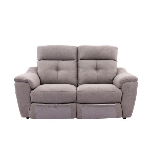 Sofa relax eléctrico de dos plazas color gris claro