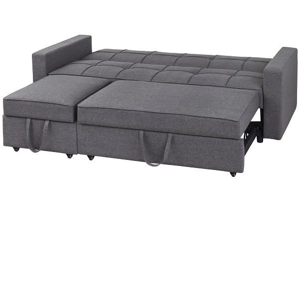 Sofá cama moderno con asiento y respaldo de muelles l Tifon.es