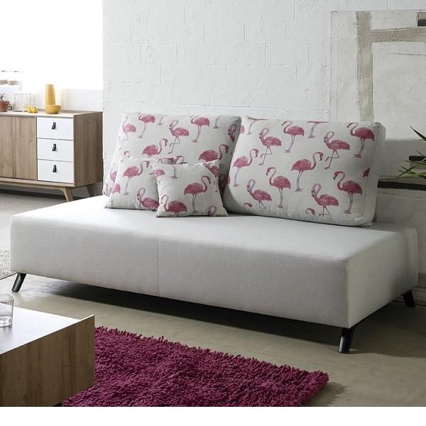 Sofá cama de diseño juvenil y moderno FLAMENCOS l Sofás baratos | Tifón