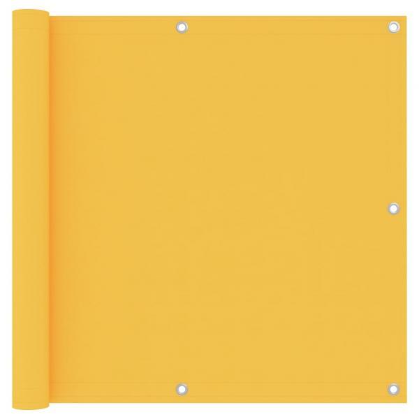 Toldo para balcón tela oxford amarillo 90x300 cm