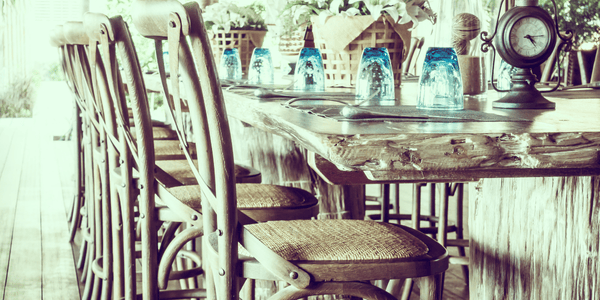 estilo clasico vintage para decoracion de muebles de jardin