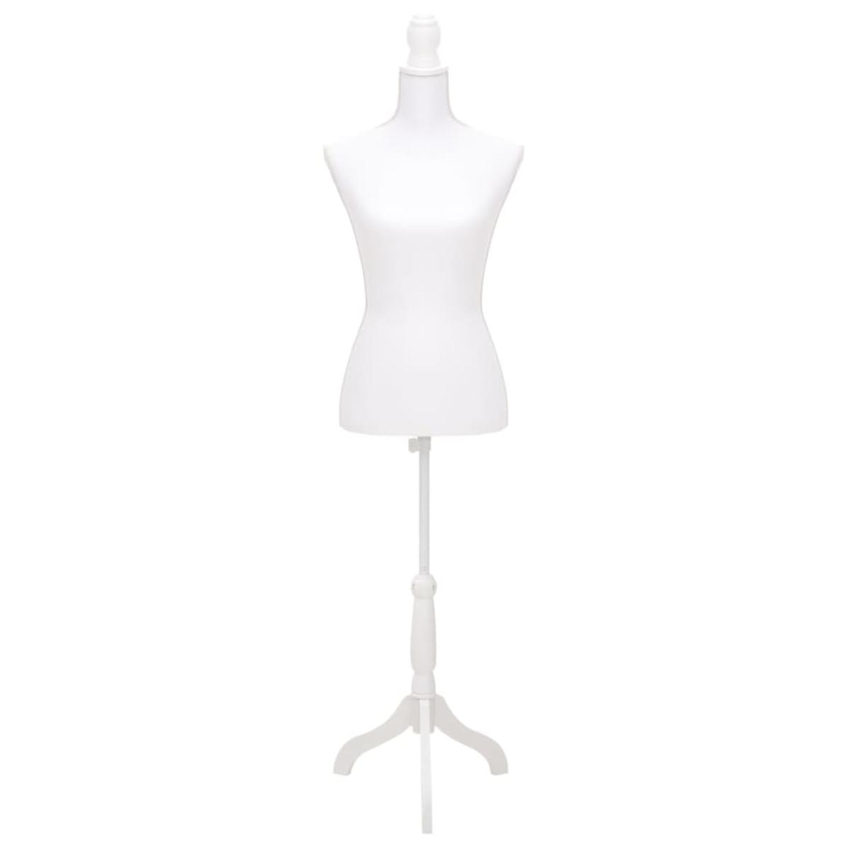 Maniquí busto de mujer exhibición blanco