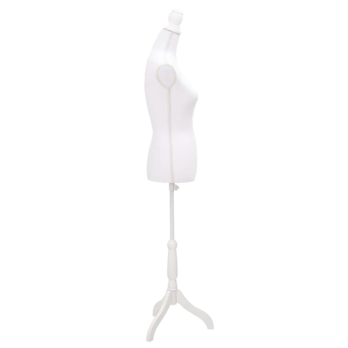 Maniquí busto de mujer exhibición blanco