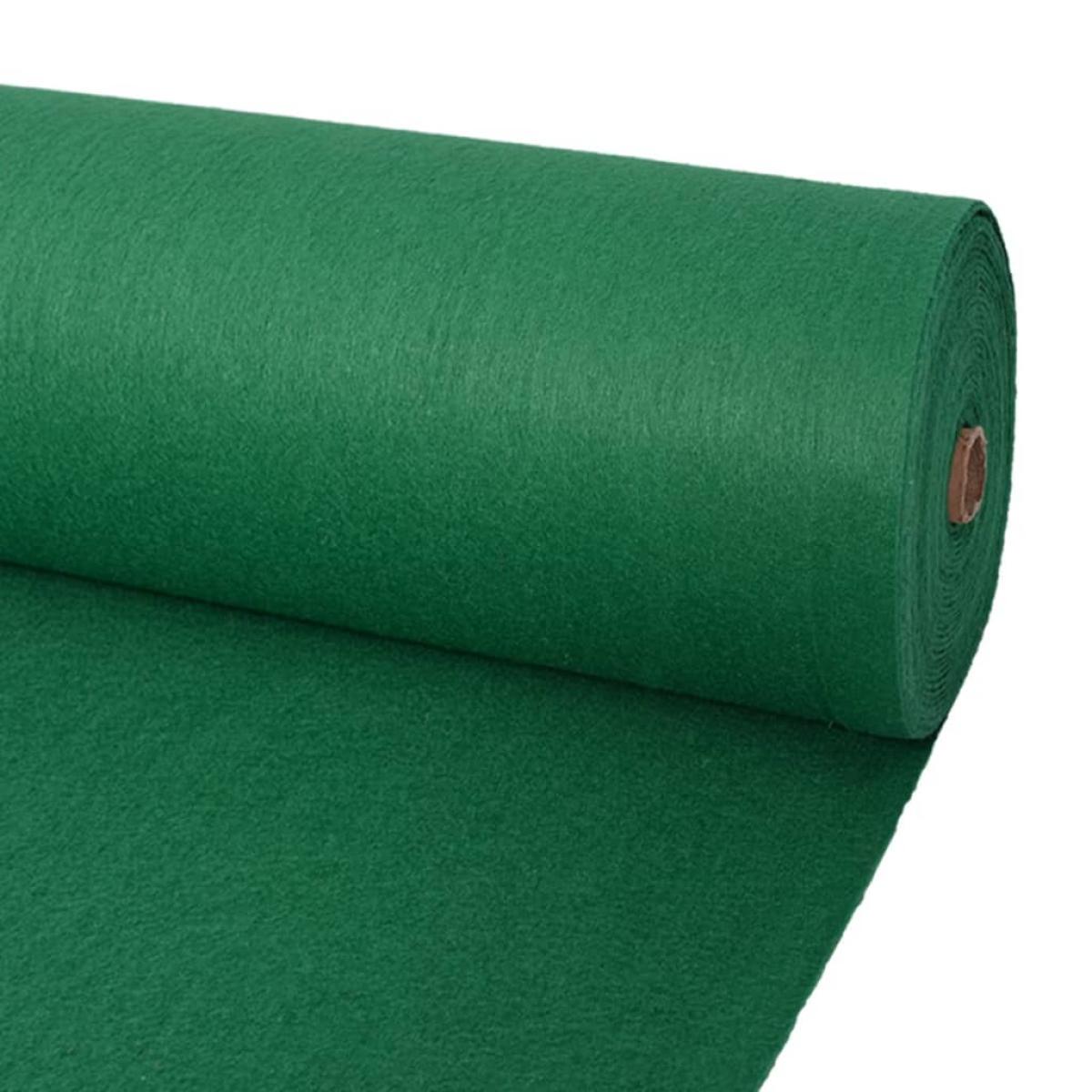 Alfombra para eventos 1x12 m verde