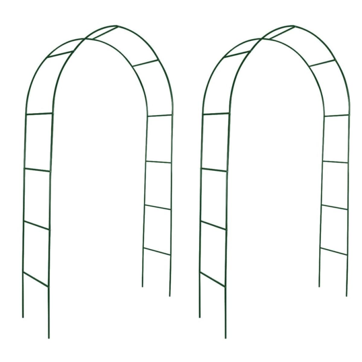 Arcos de jardín 2 unidades para plantas trepadoras